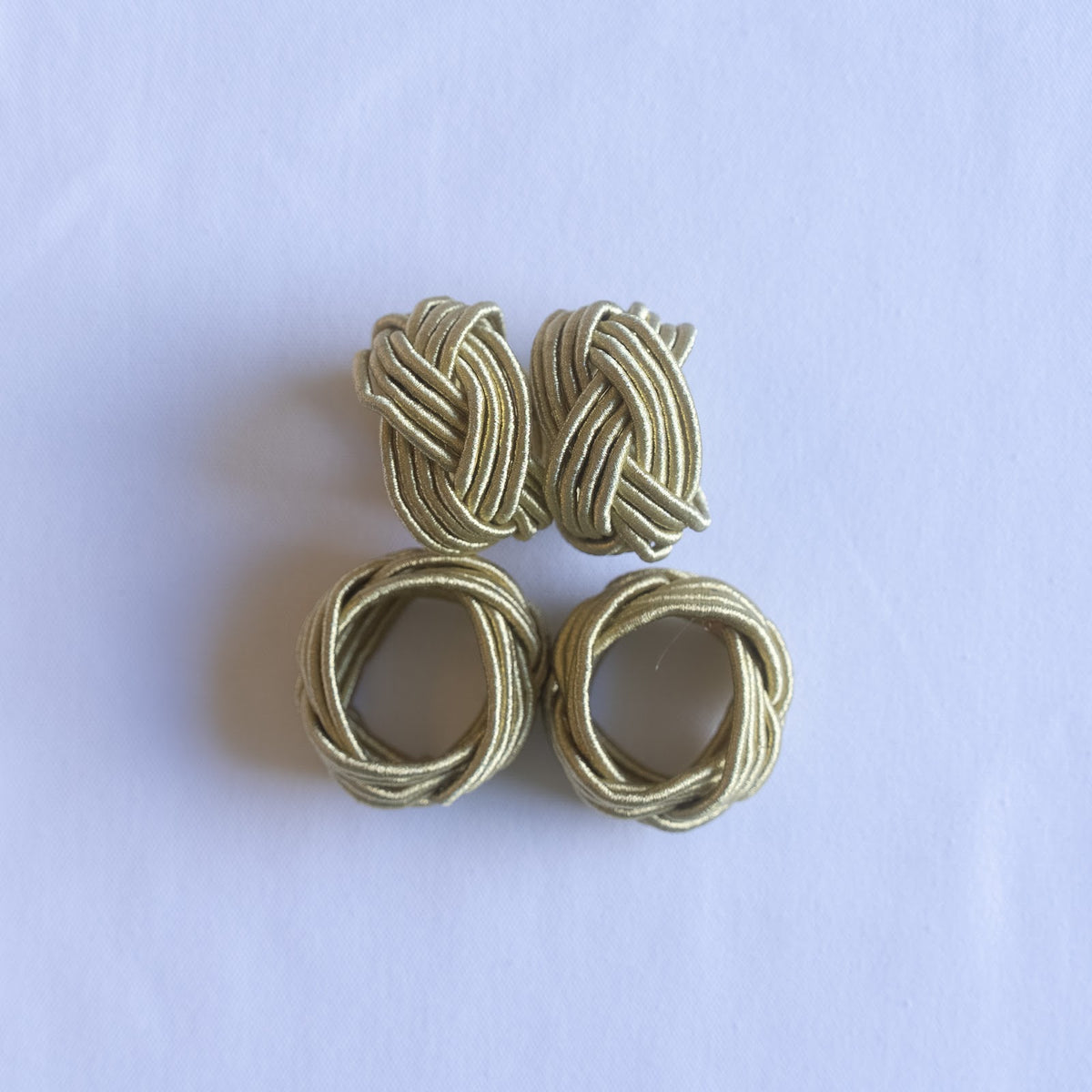 Aurelia Napkin Rings Gold - Set of 4