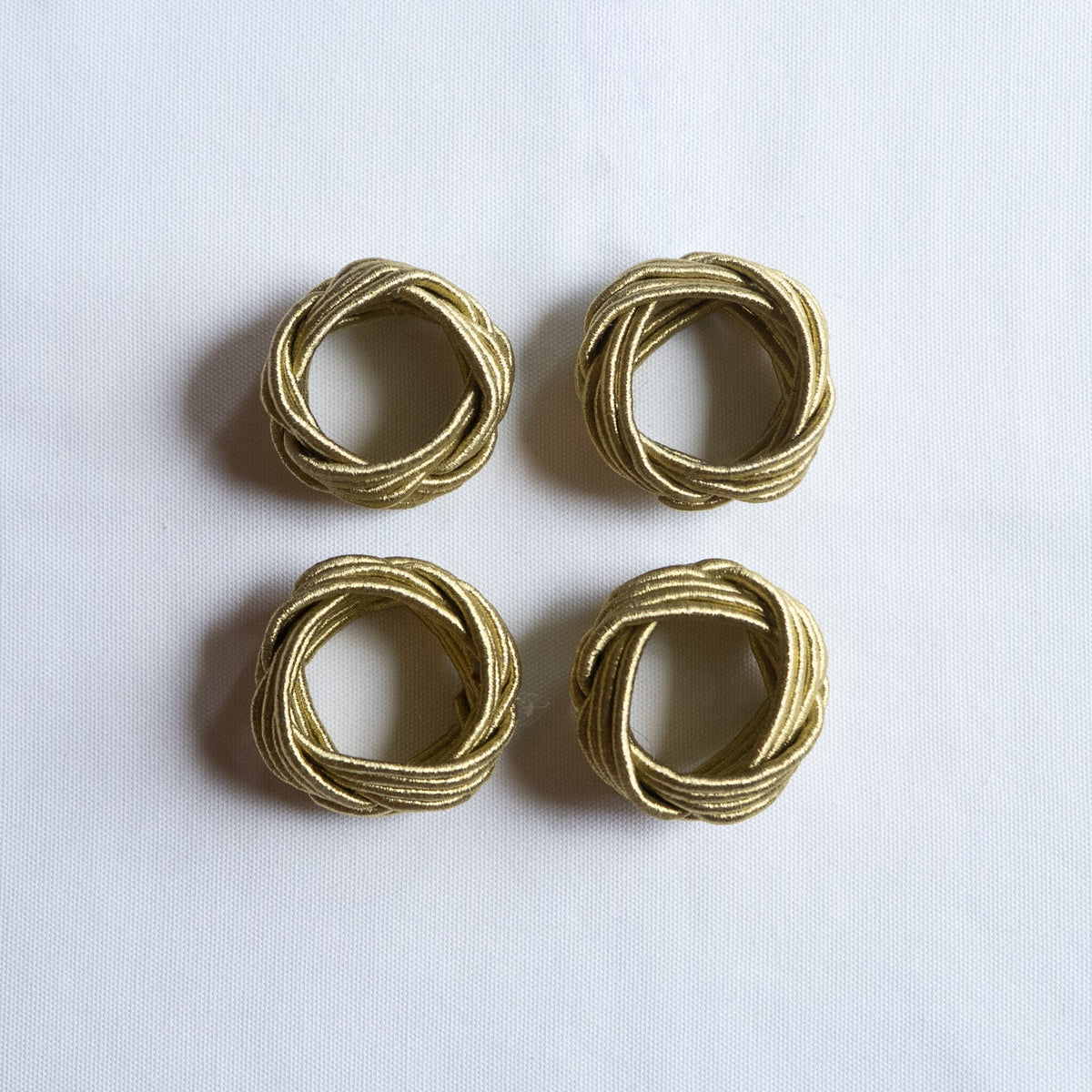 Aurelia Napkin Rings Gold - Set of 4