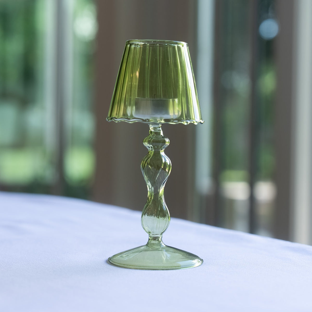 Sage Candle Lamps - Set of 2