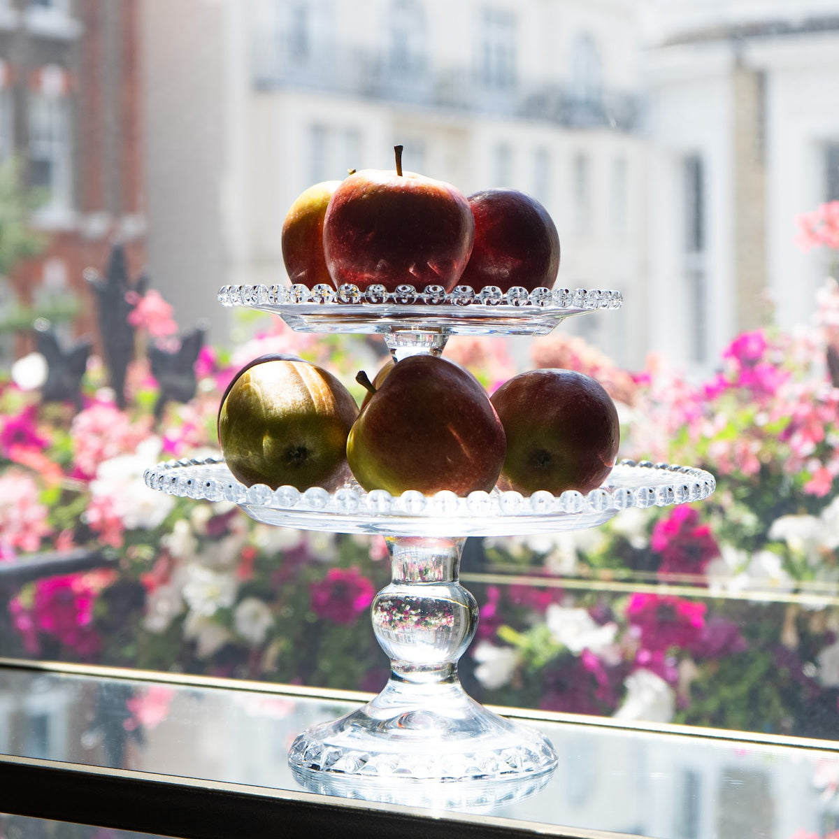 Take Me Higher Glass Platter - Sr